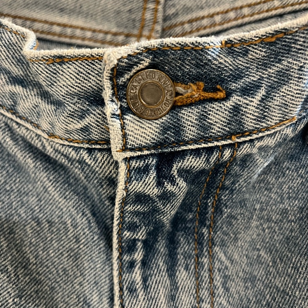 J.GALT • BRANDY MELVILLE • straight leg blue jeans size medium - Picture 8 of 10